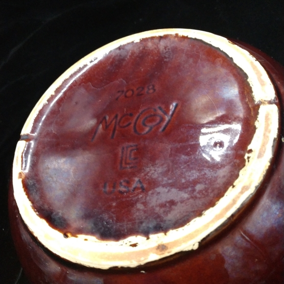 McCoy Pottery Bowl Glaze 7028 - Picture 4 of 6
